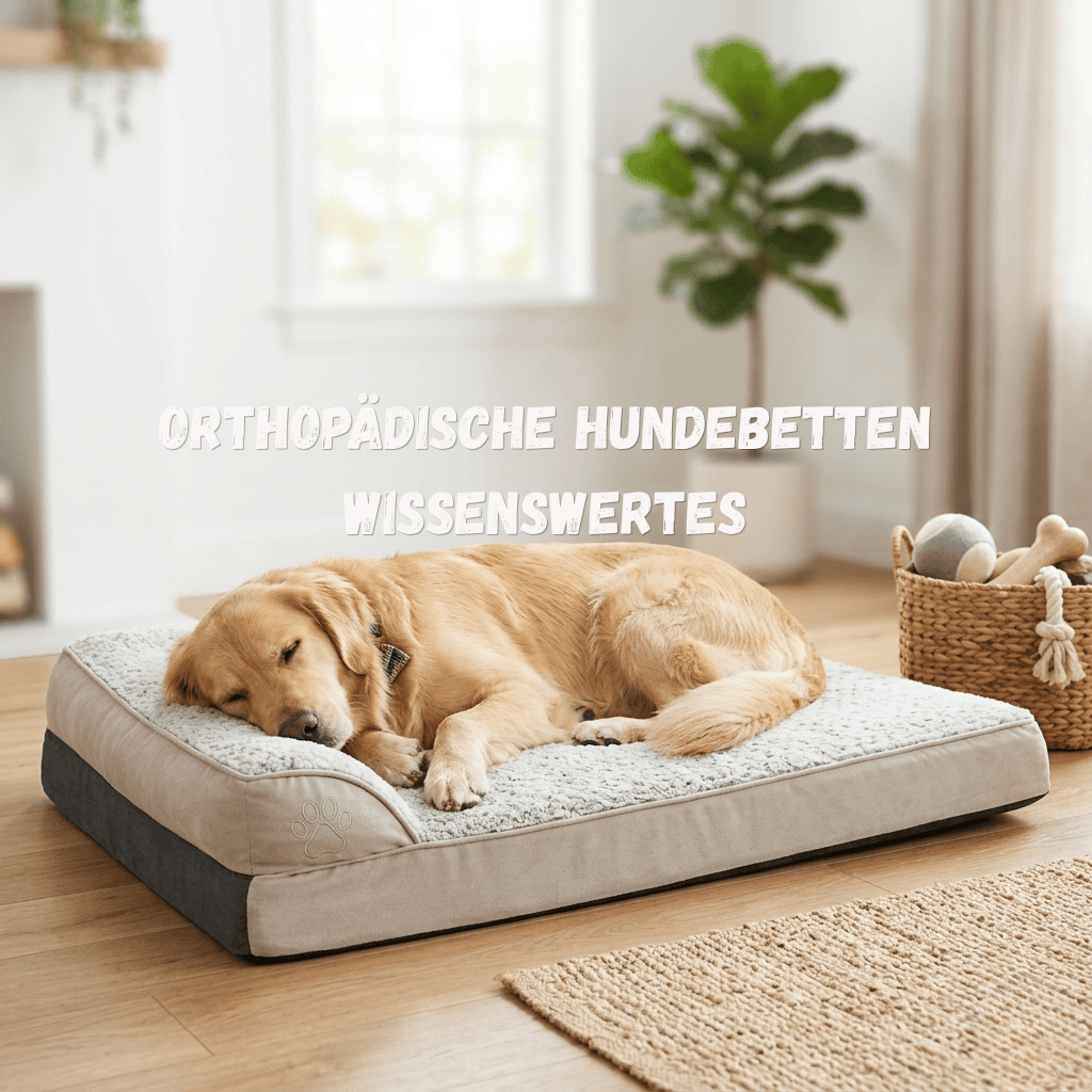 Orthopädische Hundebetten: Warum gesunder Schlaf nicht beim Futter aufhört