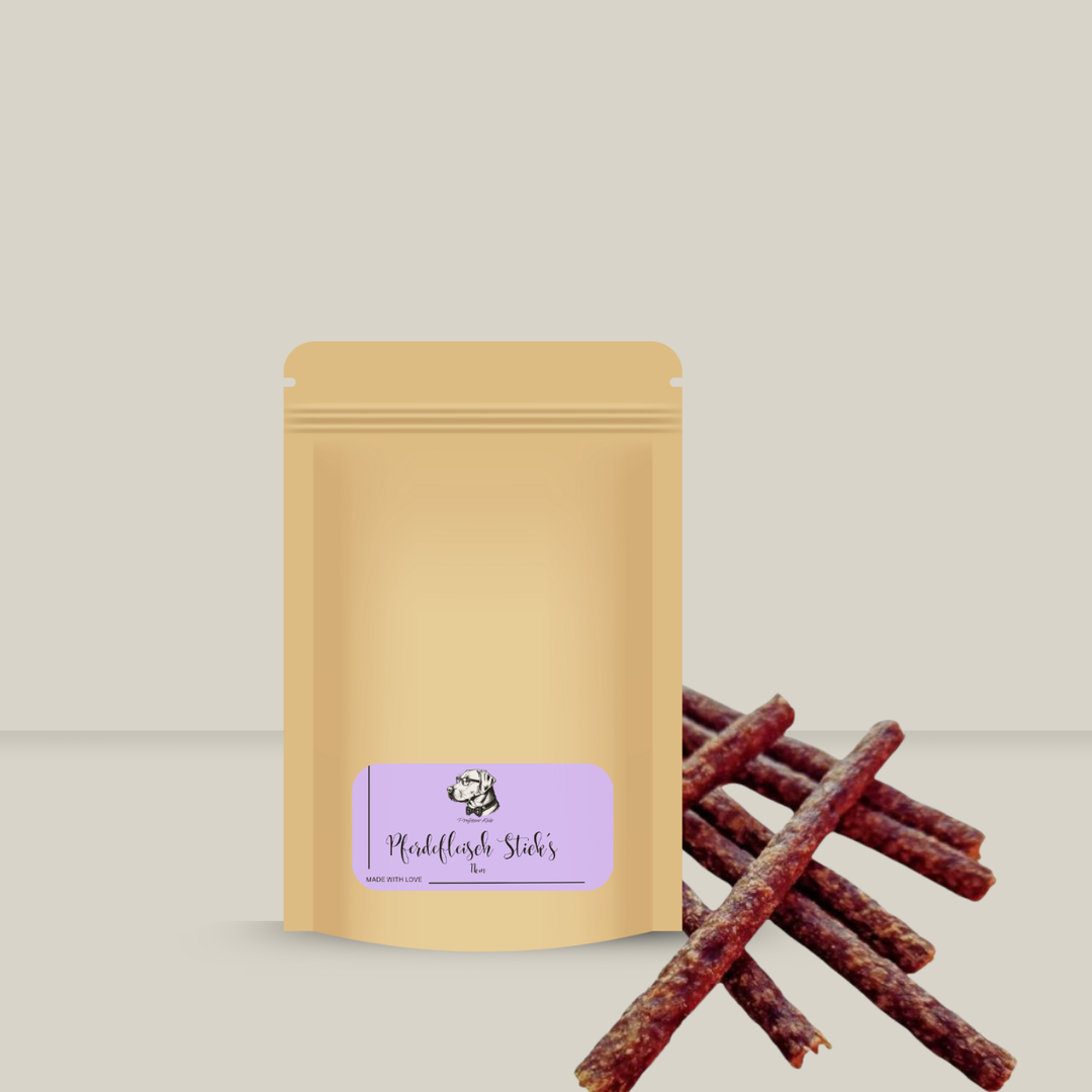 Pferdefleischsticks für Hunde von Professor Keks