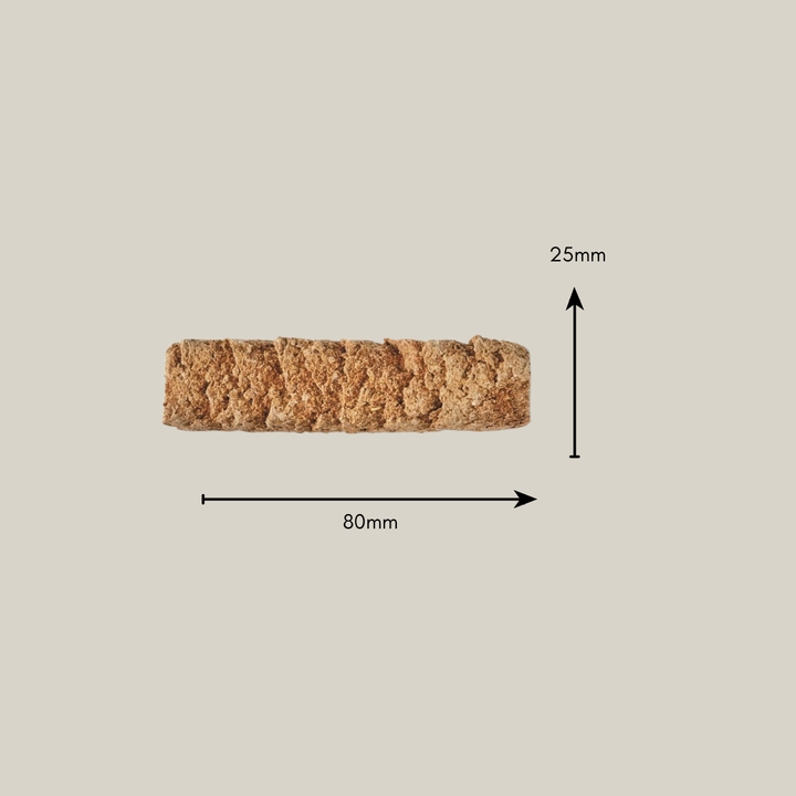 Einzelabbildung mit Größenangabe von Knusper Riese für Hunde