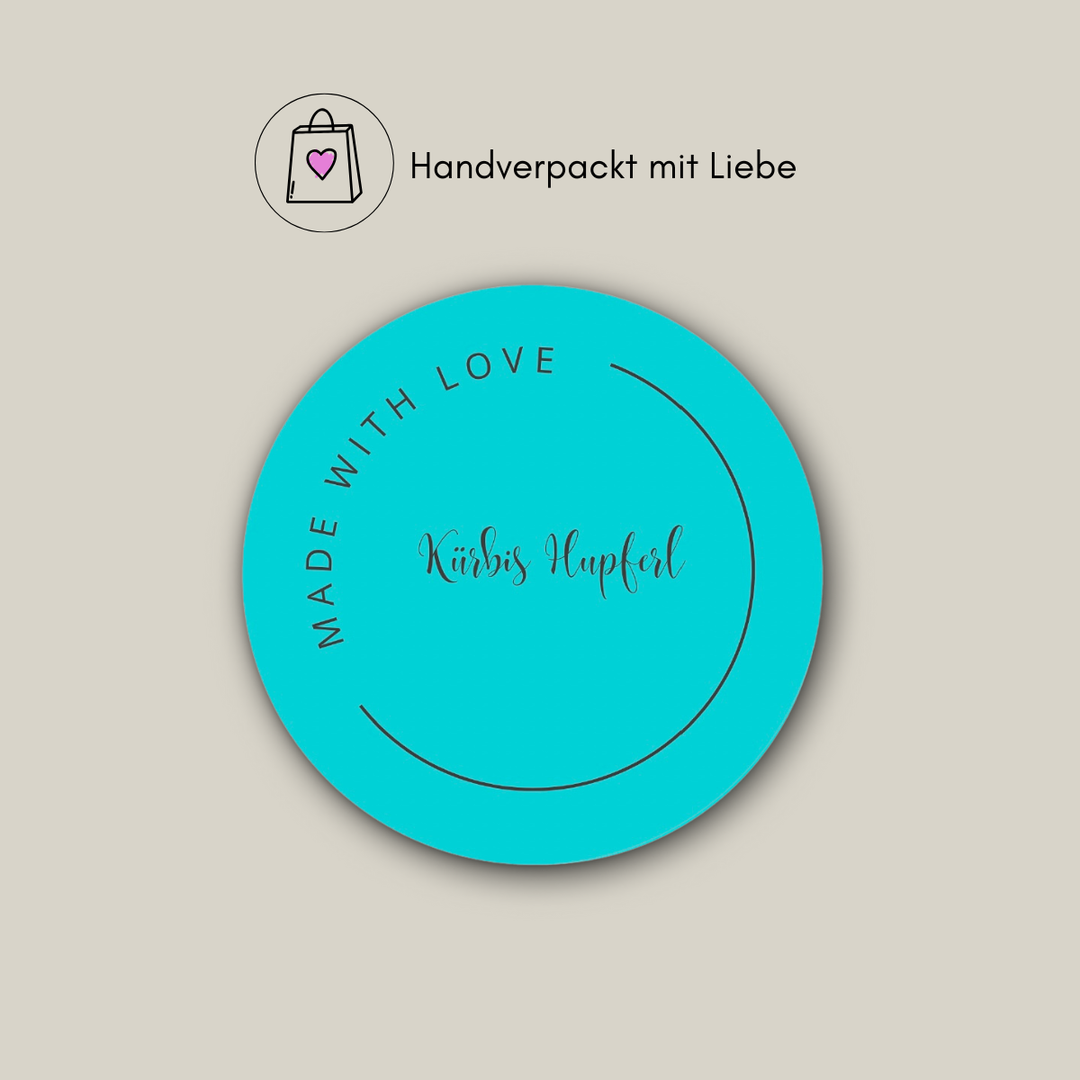 Produktaufkleber von Professor Keks für Kürbis Hupferl