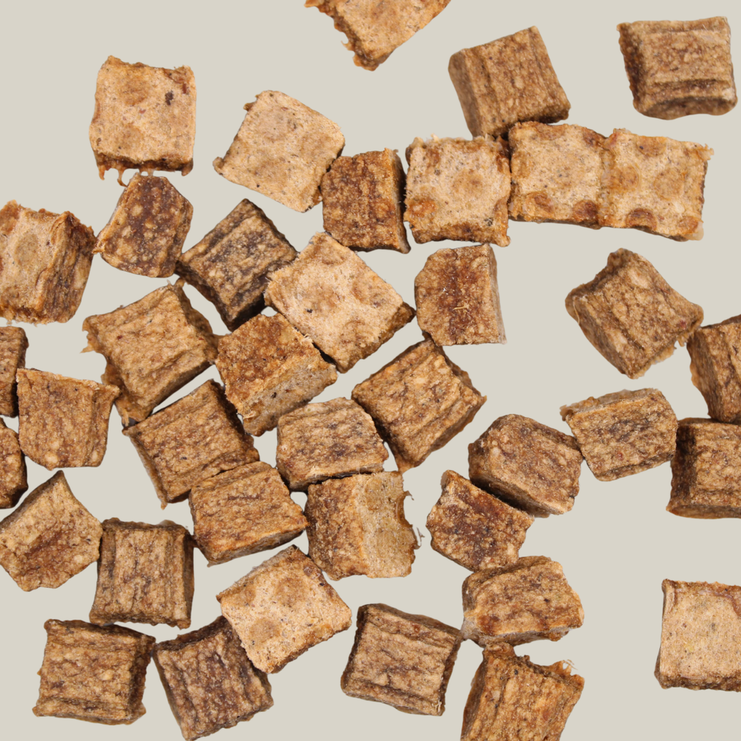 Produktbild von Hundeleckerlis aus Geflügel ohne Verpackung