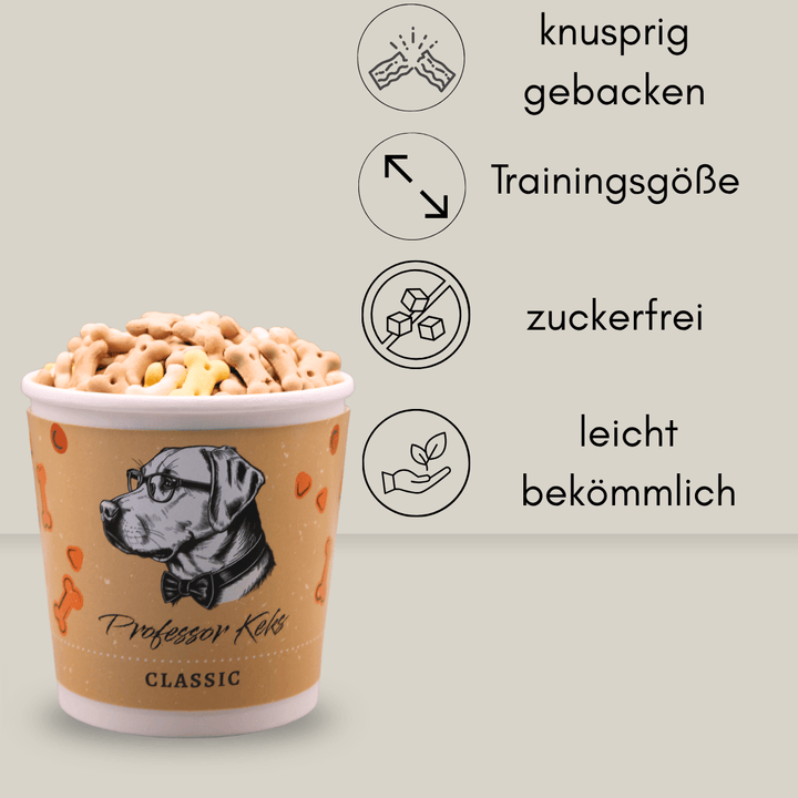 Knusper Happen – Trainingsleckerli Hundekekse Rind & Schwein