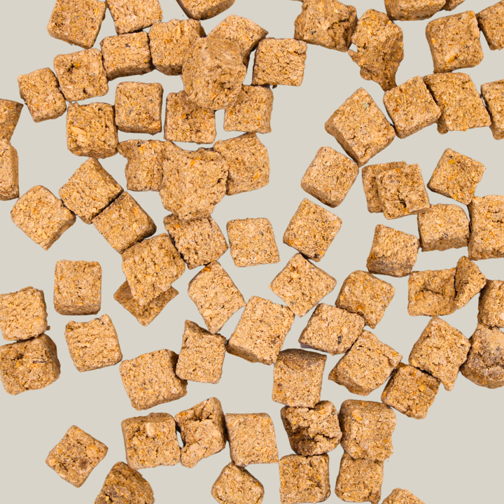 würfelförmige Hundeleckerlis aus Fisch