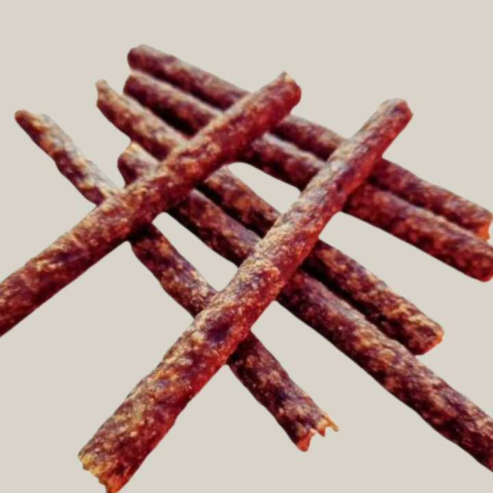 Pferdefleischsticks in Nahaufnahme