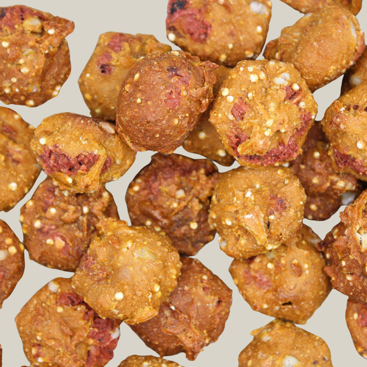 Hundekekse in Tupfenform