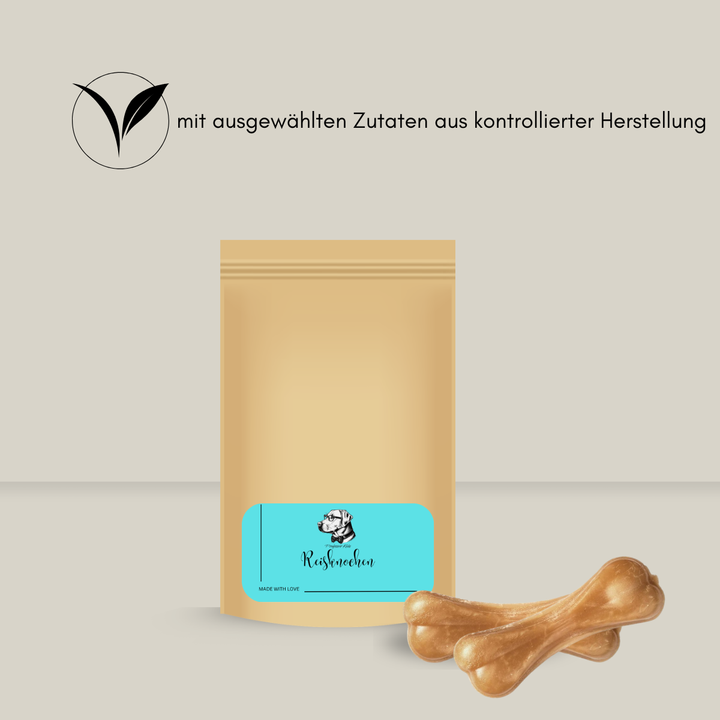 Reisknochen - veganer Kauknochen für Klein&Groß
